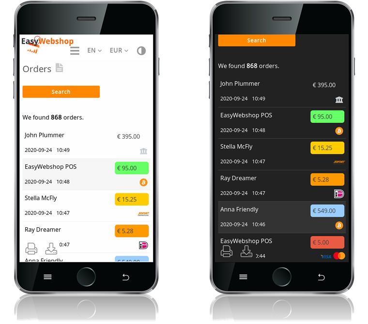 Mobile order management