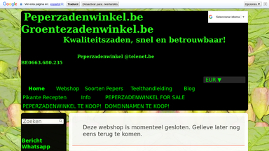 Peperzadenwinkel